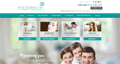 Desktop Screenshot of edgbastondentalcentre.com